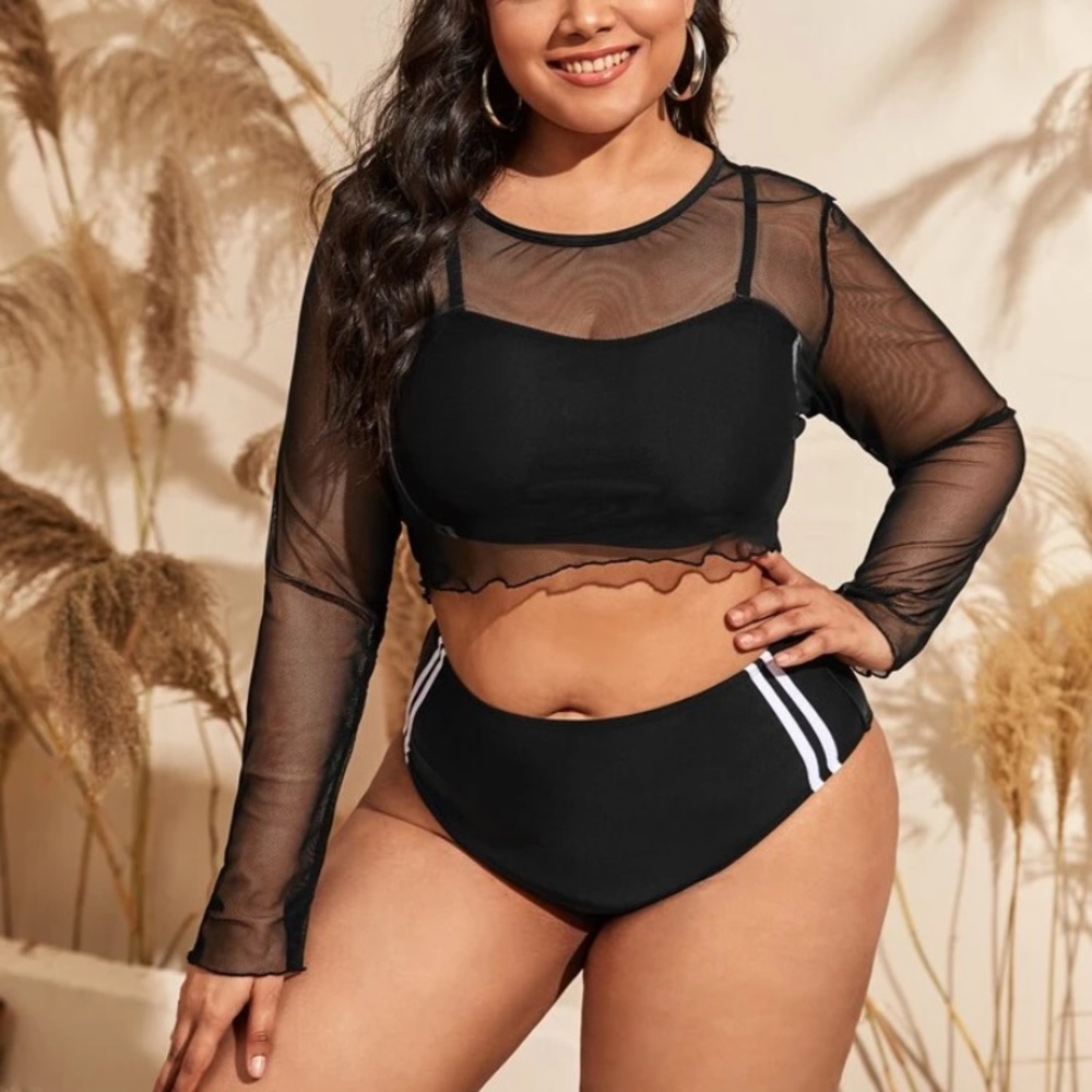Shein mesh cover up